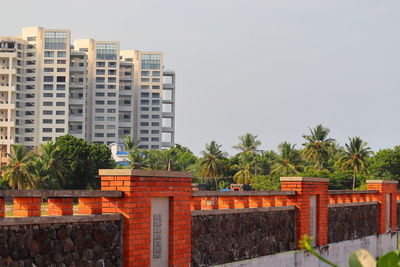 View of apartment building against sky