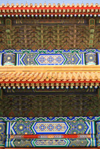 Architectural detail of temple