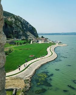 View from the golubac fortress