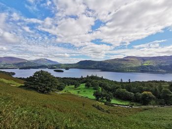 Scenic view of landscape against sky