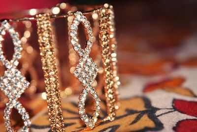 Close-up of necklace