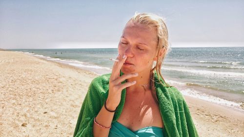 People on beach