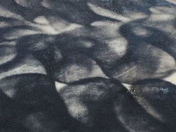 Close-up of shadow on fabric