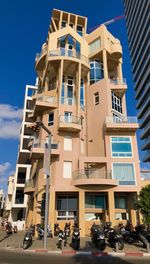 Low angle view of building against sky