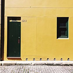 Building with closed windows
