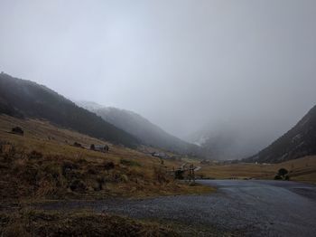 Scenic view of landscape against sky