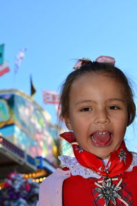 Portrait of a smiling girl