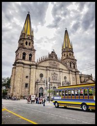 View of cathedral against cloudy sky