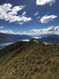 Panoramic view of landscape against sky