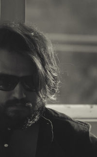 Close-up portrait of young woman