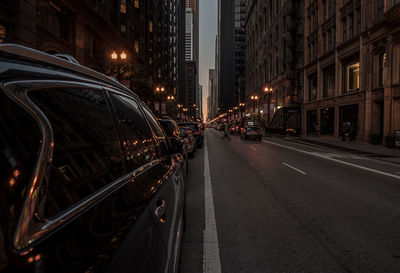 Traffic on city street