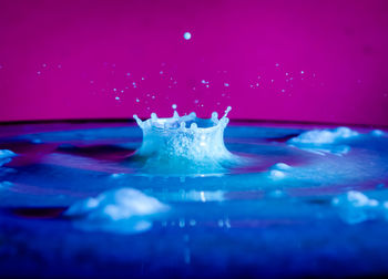 Close-up of water splashing