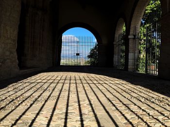 View of arched structure