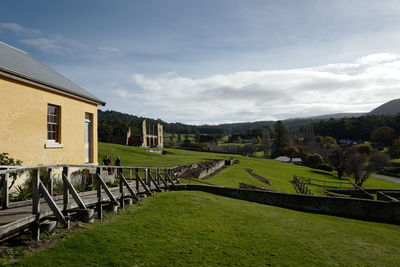 Scenic view of landscape against sky