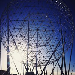 Low angle view of ferris wheel