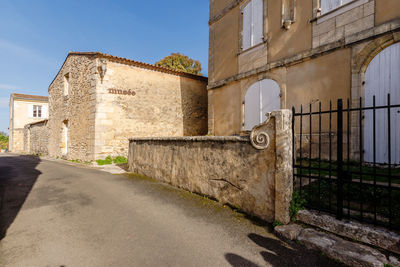 View of old building against sky