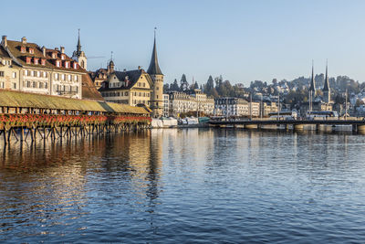 Buildings at waterfront