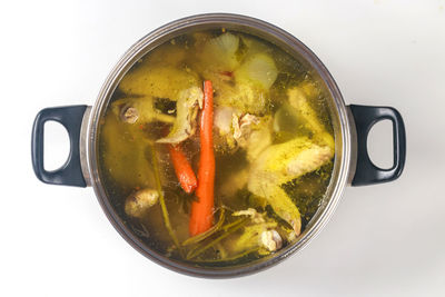 Close-up of soup in bowl