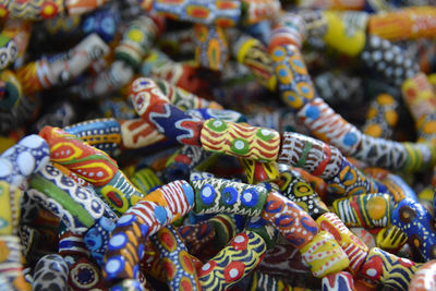 African jewerly made from colourful beads