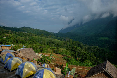 Scenic view of landscape against sky