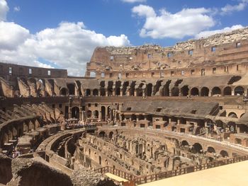 Panoramic view of historical building