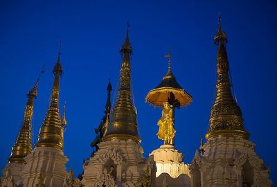 Low angle view of temple