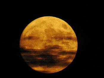 Close-up of moon at night