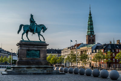 The danish parliament building christiansborg