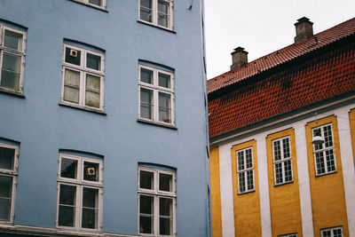 Low angle view of residential building