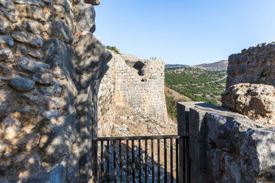 View of fort against the sky