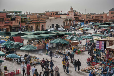 The medina and the souks of marrakech