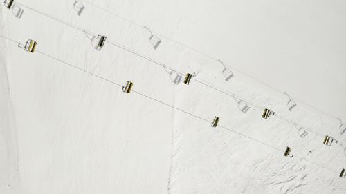 Low angle view of birds against sky