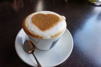 Close-up of coffee cup
