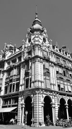 Low angle view of historical building against sky