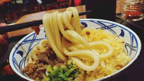 Close-up of food in plate