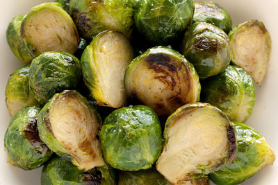 High angle view of vegetables