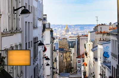 Panoramic view of buildings in city