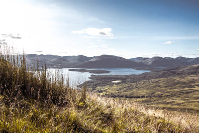 Scenic view of landscape against sky