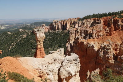 Panoramic view of landscape with mountain range