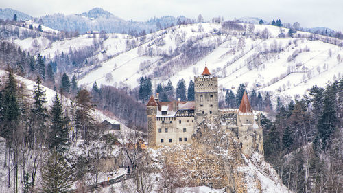 Panoramic view of buildings in city