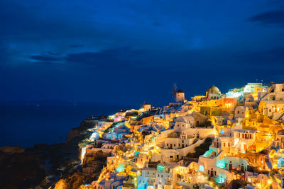 Famous greek tourist destination oia, greece