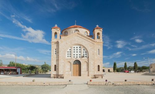 Cathedral against blue sky