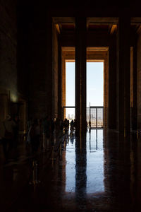 Group of people in a monument 