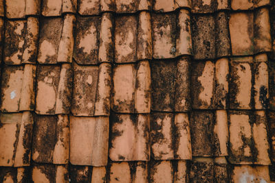 Full frame shot of weathered wall