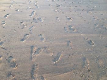 Full frame shot of sand at beach