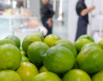 Close-up of fruits for sale at market stall