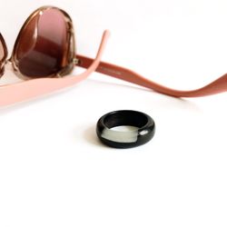 High angle view of sunglasses on table