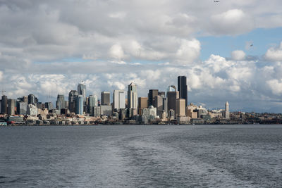 City skyline against sky