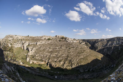 Panoramic view of landscape against sky