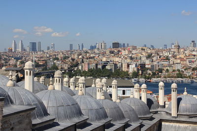 Cityscape against sky